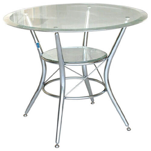 Bàn tròn mặt kính B32