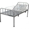 Giường inox nâng đầu có lan can