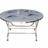 Bàn tròn inox 1M2 002