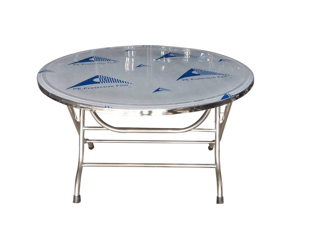 Bàn tròn inox 1M2 002
