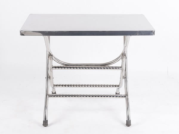 Bàn Vuông Cao Cấp Inox 304, 60x100x75, Dày 1 Ly