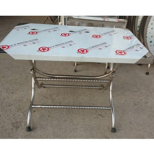 Bàn xếp inox 006