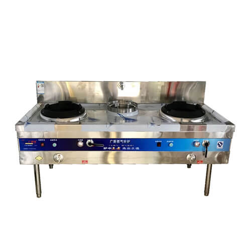 Bếp Á 2 họng 1 bầu nước 2 quạt