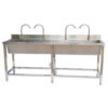 Bồn rửa tay inox công nghiệp 002