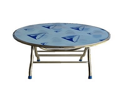 Bàn tròn inox 1M 001
