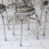Ghế đẩu inox 1404 mặt 30 phi 25