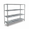 Giá inox 4 tầng nan