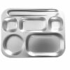 Khay Cơm Inox 6 Ngăn (25x32x3)cm – DN74