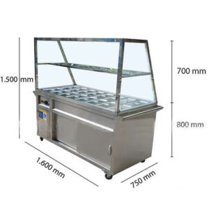 Tủ hâm nóng thức ăn 16 khay GN1/3